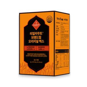 리얼카무트 브랜드밀 오리지널 맥스 발효 소화 단백질 탄수화물 분해 효소 분말 30포 신제품 특가