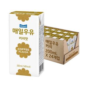 매일 멸균우유 커피맛 200ml 24팩