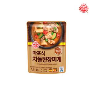 오뚜기 마포식 차돌 된장찌개 500g 낱개