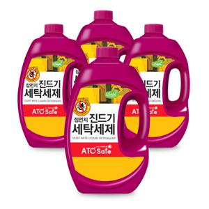 진드기 액체 세탁세제 일반/드럼 겸용 2.5L 4개(총 10L)