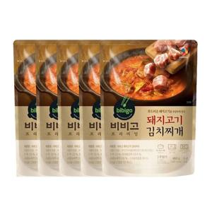 비비고 돼지고기 김치찌개 460G 5개