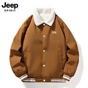 지프스피릿 JEEP SPIRIT 캐주얼 양모 안감 야구점퍼