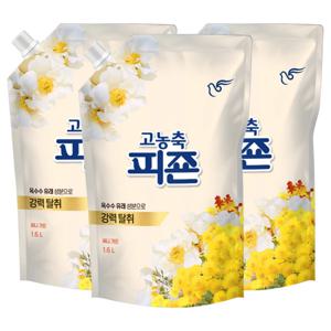 피죤 고농축 섬유유연제 써니가든 1600ml 1.6L 3개