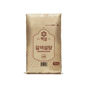 백설 갈색설탕 15kg 1개