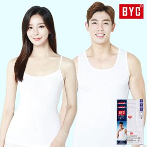 (15+10%쿠폰) BYC 런닝 세트 5매 여름 쿨 인견 텐셀 순면 남자 남성 여성 반팔 끈 나시 빅사이즈 메리야스