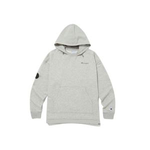 챔피온 23FW US친환경 Global Explorer Fleece 기모 후드티 (NORMAL GREY) CKTS3F809G2