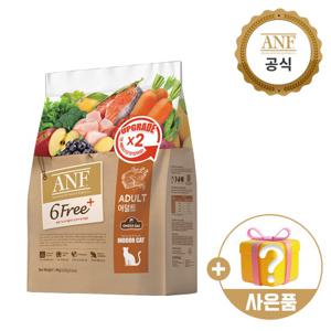 ANF 식스프리플러스 인도어 캣 어덜트 1.6kg +돌돌이