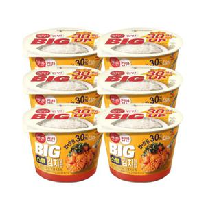 햇반 컵반 BIG 스팸김치덮밥 328g x6개