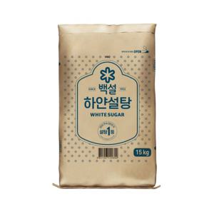 백설 하얀설탕 15kg x1개