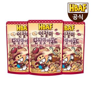 [본사직영] 바프 인절미 단팥맛 아몬드 190g 3봉 세트