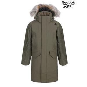 [리복]Reebok 남성 크레이닝 롱 패딩 카키 OC LONG PBOMBER JACKET REJU1F903K2