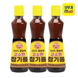 [오뚜기] 고소한 참기름 병 320ml 3개