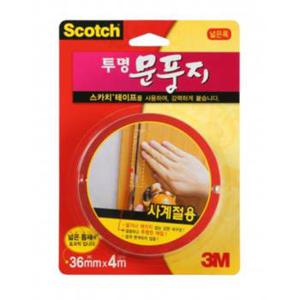 3M 스카치™ 2162 투명문풍지 넓은 폭 4m