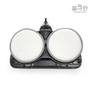 [홈크린] 물걸레청소기 전용부착패드 소형 145mm 2ea