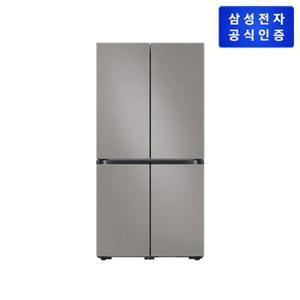 [삼성직배송/설치]  삼성 비스포크 4도어 냉장고 [RF85DB90B2CJDM]바이브 다크 그레이