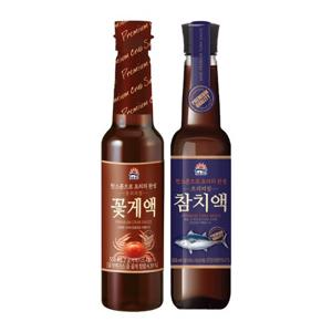 [사조대림] 사조 프리미엄참치액 550ML 1개 +프리미엄꽃게액 550ML 1개