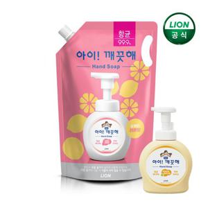 아이깨끗해 레몬 리필 1.8L x 1개 + 순 490ml 공용기 x 1개