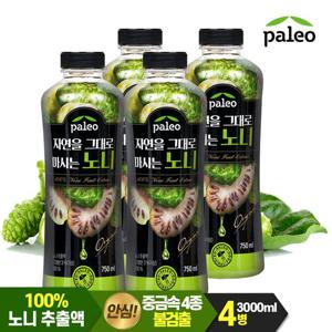 [TV상품]팔레오 자연그대로 마시는 노니주스 750ml 4병