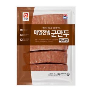 갤러리아_[푸른들마켓][사조] 오양메밀전병군만두(매운맛) 1.2kg