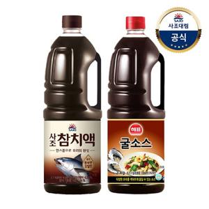 [사조대림] 참치액2.1kg 1개 +소스레시피 굴소스2kg 1개