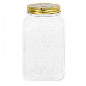 파사바체 사각 유리병 저장 보관용기 수제청 잼병 공병 500ml