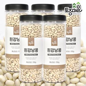 [토종마을]프리미엄 흰강낭콩 700g X 5통