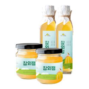 [옐롱] 성주 꿀 참외잼 2병 + 참외청 2병