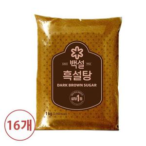 [CJ]백설 흑설탕 1kg X 16개