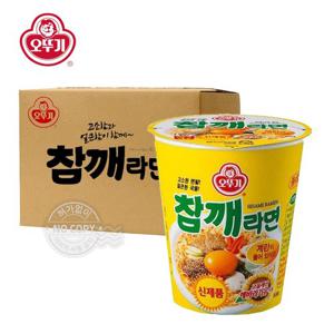 오뚜기 박스 참깨라면 소컵65g 15입 컵라면