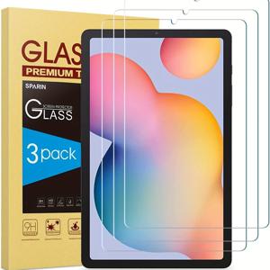 TEMU [3팩] Samsung Galaxy Tab S6 Lite 10.4인치와 호환되는 화면 보호기, S 펜이 있는 9H 경도 강화 유리, 스크래치 방지, 기포 없음