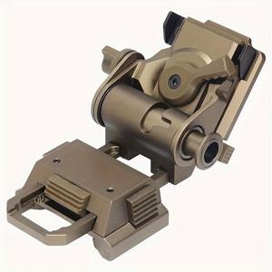 TEMU BOOIU L4G24 PVS15/PVS18 나이트 비전 고글용 NVG 마운트 - 빠른 접이식, 조절 가능한 각도 및 거리, 내구성 있는 나일론, 빠른 헬멧 호환