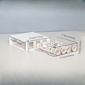 TEMU 2개 맞춤형 서랍 정리 세트 - 빌딩 블록, 비즈 및 도구용 다용도 데스크탑 수납