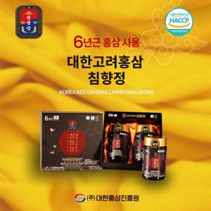 대한홍삼진흥원 천왕삼 대한 고려 홍삼 침향정 2p 240g x 2병 쇼핑백 증정