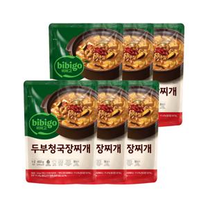 비비고 두부청국장찌개 460g x6개