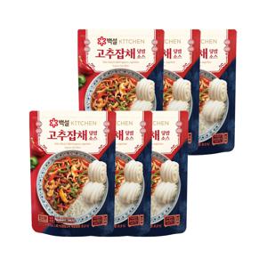 백설 고추잡채 덮밥 소스 140g x6개