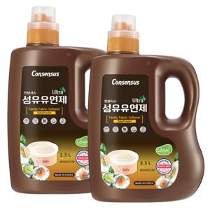 컨센서스 3배농축유연제 3.3L 베이비파우더 x2개