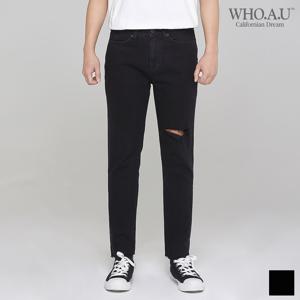 [최초가 39,900원]   남성 슬림스트레이트 진 블랙D WHTJA2352M-T