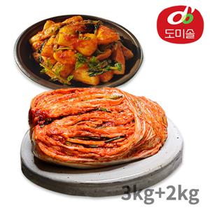 [도미솔] 박미희 포기김치 3kg+총각김치 2kg