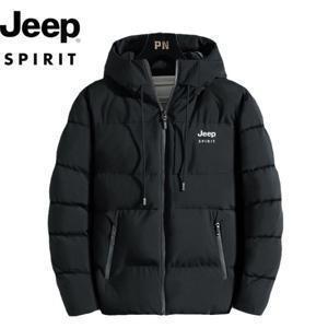 지프 JEEP SPIRIT 남자 패딩 가을 겨울 스포츠 방풍 기모 패딩 도톰 후드 패딩