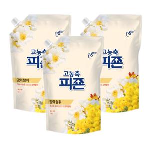 피죤 고농축 섬유유연제 써니가든 리필 1600ml 3개