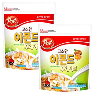 포스트 아몬드후레이크 1000g x2개