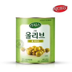 리치스 그린올리브 홀 피티드 3kg