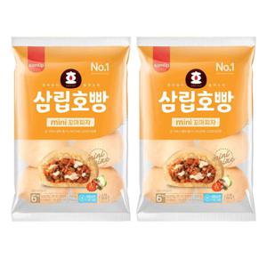 오티삼립냉동 피자꼬마호빵 6입(240g) 2개