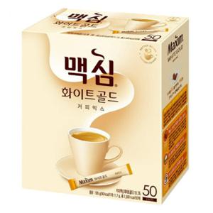 50개입 맥심 화이트골드 커피믹스 화이트골드커피믹스 맥심화이트골드 화이트골드커피 학교간식 맥심커피