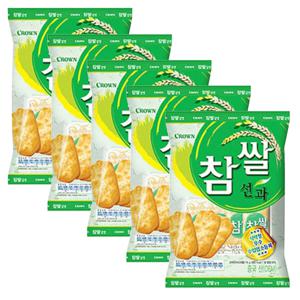 크라운 참쌀선과 253g 5봉지/쌀과자/간식/사무실