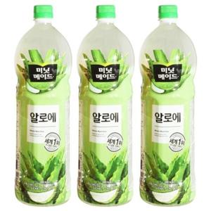 미닛메이드 알로에 1.5L x 12펫 / 주스 과일쥬스