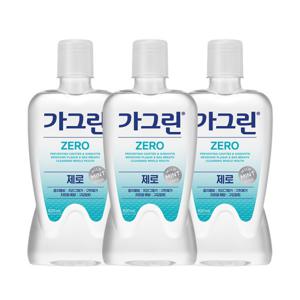 가그린 제로 820ml 3개