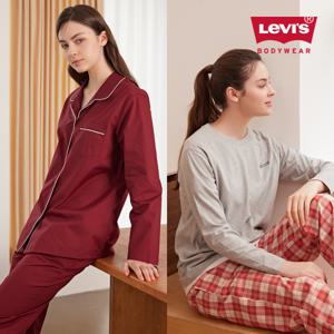 (20%쿠폰) Levis 리바이스 간절기 여성 파자마/ 홈웨어 세트