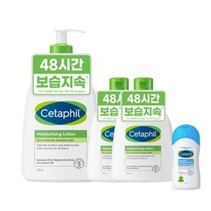 세타필 대용량 로션 473ml x 1개 + 세타필 휴대용 로션 237ml x 2개 + 바디워시 50ml 추가증정