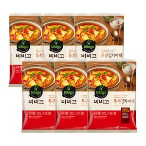 비비고 두부김치찌개 460g x 6개